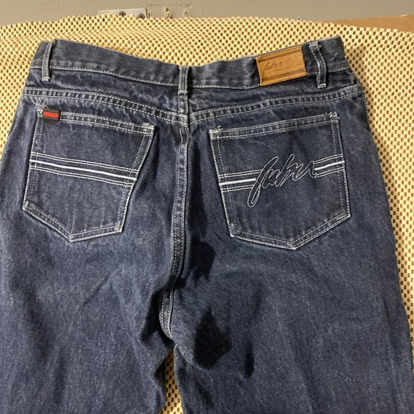 FUBU Classic Stretch Bootcut Womens Jeans Size 11/12 Mid Rise Medium Wash Blue - Picture 4 of 11